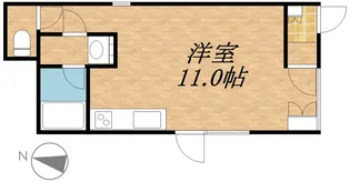ヴィオーネ137【2階】の間取り