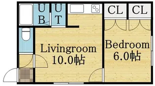 シャネル栄町壱番館【201号室】の間取り