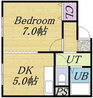 エンドレス三井北26条【2階】の間取り