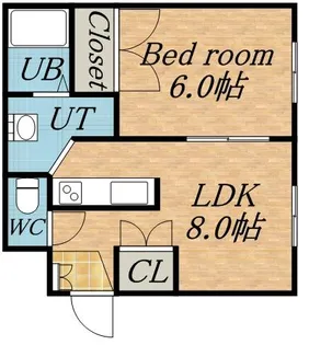 メゾン宮北ビル【303号室】の間取り