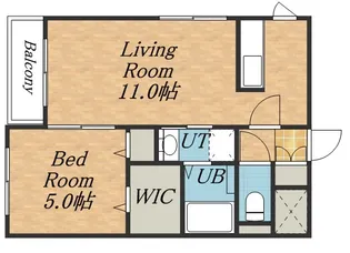 ル・ファールN12【202号室】の間取り