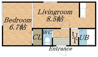 エフォート麻生【103号室】の間取り