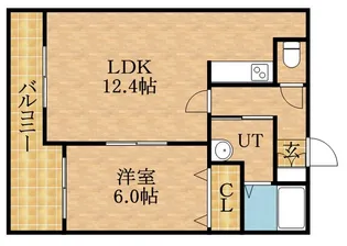 ノースパレス元町【7階】の間取り