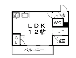 WEST CANAL【601号室】の間取り
