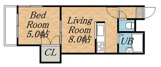 マイクレスト元町【502号室】の間取り