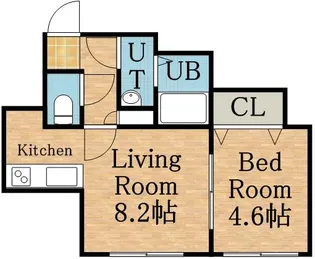 グローリアスM【3階】の間取り