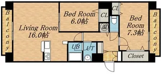 ブリーズ宮の沢Ⅲ【3階】の間取り