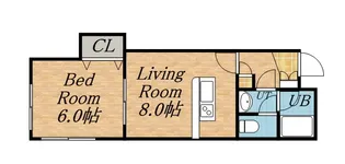 マイクレストN20【00102号室】の間取り