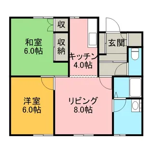 聖風マンション【2階】の間取り
