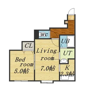 ブランネージュ【2階】の間取り