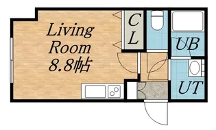 カームフィールド1815【101号室】の間取り