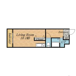 ピアッツァⅡ【417号室】の間取り