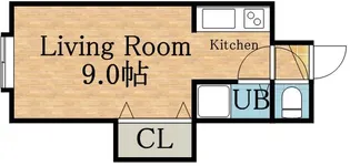 フロスティ北28B【2階】の間取り