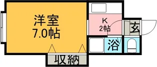フロスティ北28B【101号室】の間取り