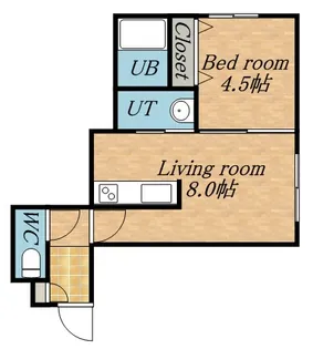 ファクター発寒【0203号室】の間取り