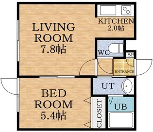 GARE発寒南【2階】の間取り