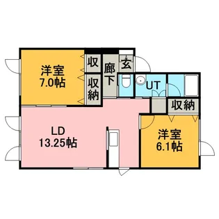 エルアルバ【1階】の間取り