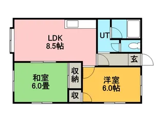 オリンピアマンション【201号室】の間取り