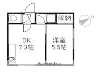 ラコートボヌール山の手【301号室】の間取り
