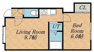北海道札幌市手稲区西宮の沢四条1丁目【アパート】の間取り
