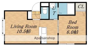 ユーノス【1階】の間取り