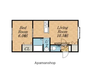 ユーノス【2階】の間取り