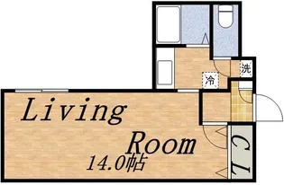 サンタの館2【1階】の間取り