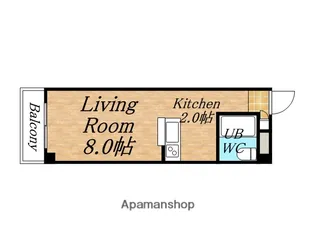 パレスダイヤ【204号室】の間取り