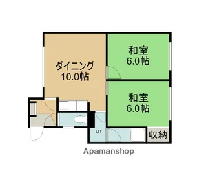 ハイツ都美【201号室】の間取り