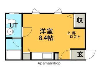 ウエストコーポ【103号室】の間取り
