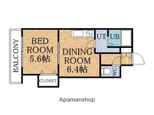 北海道札幌市西区発寒一条4丁目【マンション】の間取り