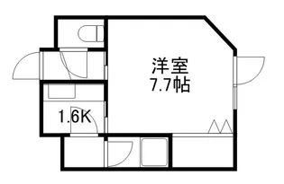 メゾン・ド・アミテエ【203号室】の間取り