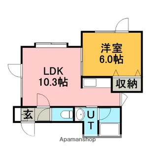ミマツハウス【101号室】の間取り