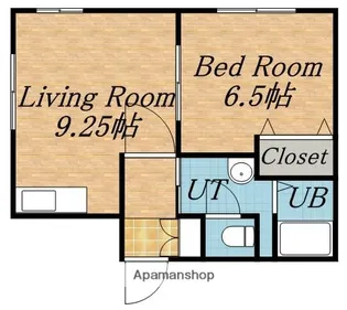 リーベスト【302号室】の間取り