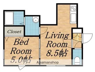 KN発寒4条【2階】の間取り