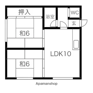 パークマンション佐々木【7号室】の間取り