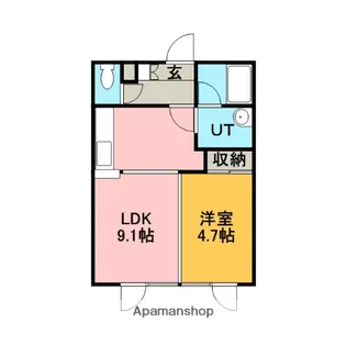 ラポート星置【5階】の間取り