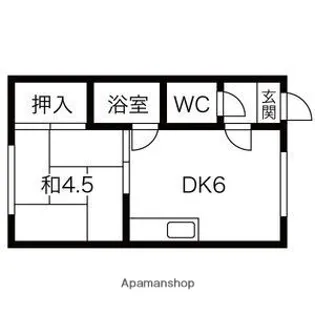 香ハイツ【101号室】の間取り