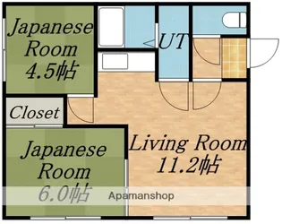 A&Sビル山の手【201号室】の間取り