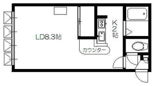 フライングブリック2002【1階】の間取り