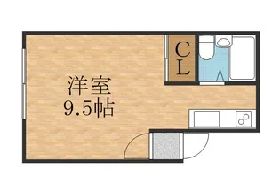 ロイヤルハイツ山の手B【103号室】の間取り