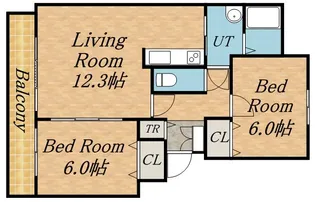 シルエーラ 山の手【2階】の間取り