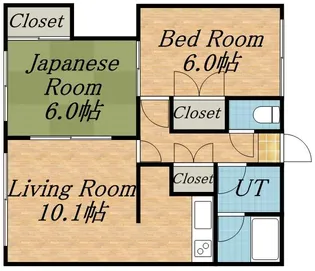 ホワイトハイツ【2階】の間取り