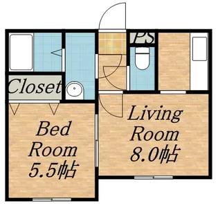 ステージノア北円山【403号室】の間取り