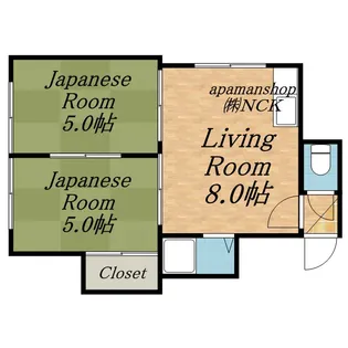 琴似ソフトハイツ【5号室】の間取り