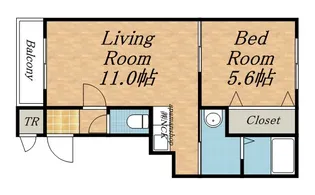 メルシオン発寒南【2階】の間取り