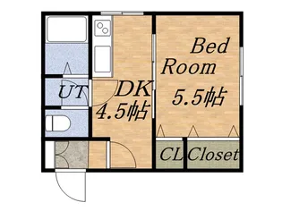 ステージ・ノア【102号室】の間取り