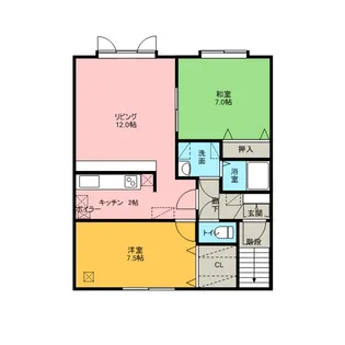 アベニュー・デ・ソルビエ【3階】の間取り