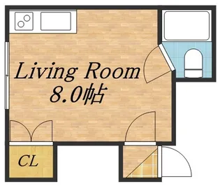 ドミ24軒【A-1号室】の間取り