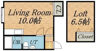 メゾンコクリコ【206号室】の間取り